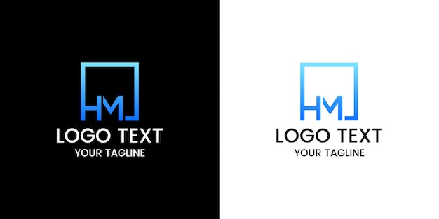 Minimalist Monogram Logo with Sleek Typography and Vibrant Accents ...