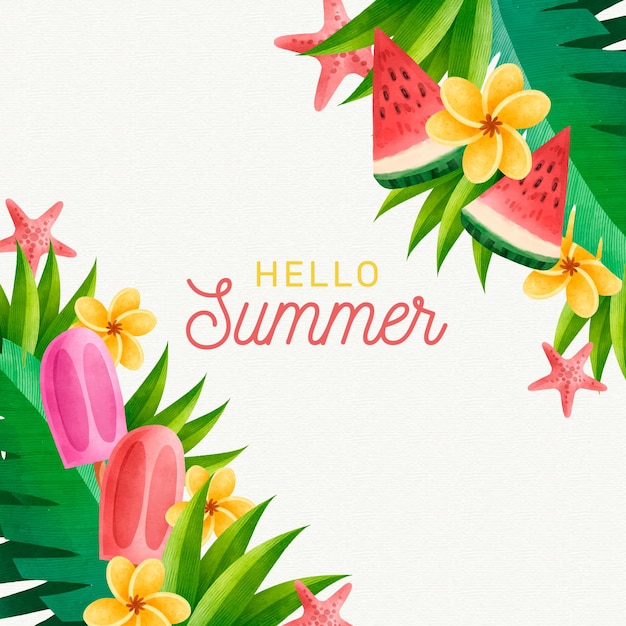 Vibrant Tropical Floral Arrangement with Watermelon Accents | Jiffy Designs