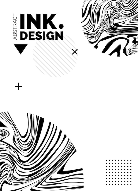 Captivating Ink Design: Fluid Monochrome Patterns | Jiffy Designs