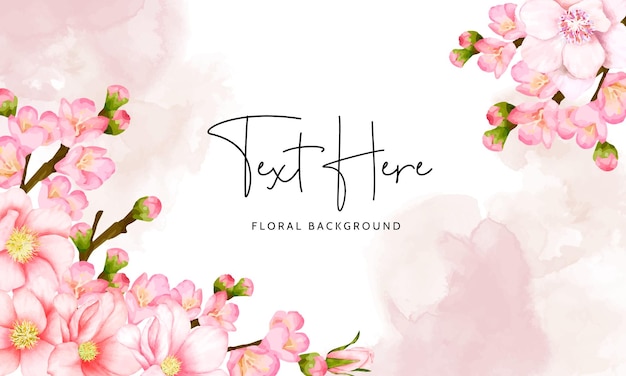 Delicate Pink Floral Background with Handwritten Text Overlay | Jiffy ...