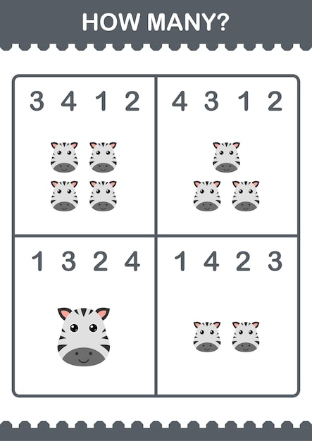 Adorable Zebra Collection: Counting Cute Critters | Jiffy Designs
