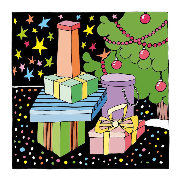 Festive Gifts and Decorations Under the Twinkling Night Sky | Jiffy Designs