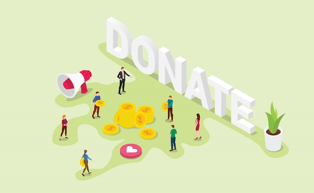 Vibrant Charity Donation Campaign with Colorful Illustrations | Jiffy ...