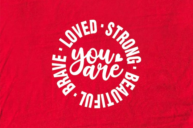 Inspiring Motivational Quote on Vibrant Red Background | Jiffy Designs