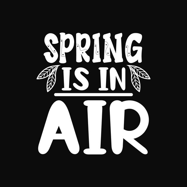 Vibrant Spring Typography with Leaf Accents | Jiffy Designs