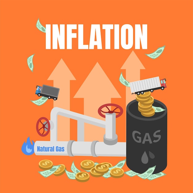 Surging Prices, Soaring Costs: An Illustration of Rampant Inflation ...