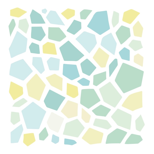 Vibrant Mosaic of Pastel Geometric Shapes and Patterns | Jiffy Designs
