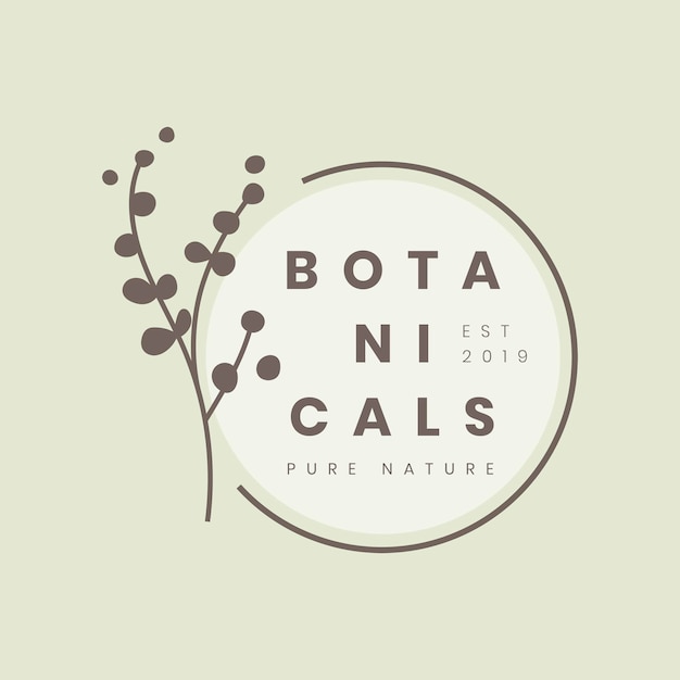 Elegant Botanical Logo with Minimalist Floral Accents | Jiffy Designs