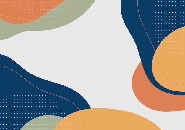 Vibrant Abstract Shapes in Earthy Tones | Jiffy Designs
