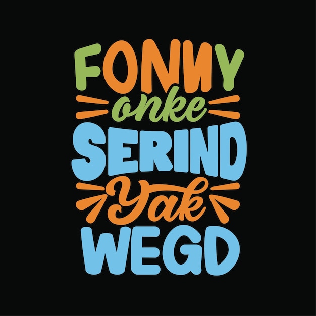 Vibrant Typographic Artwork with Playful Lettering and Contrasting ...