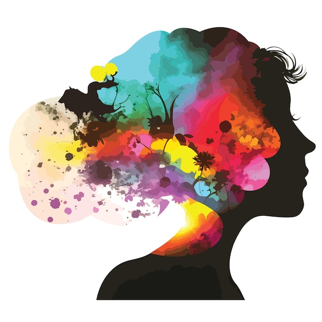 Vibrant Silhouette: A Colorful Expression of Creativity | Jiffy Designs
