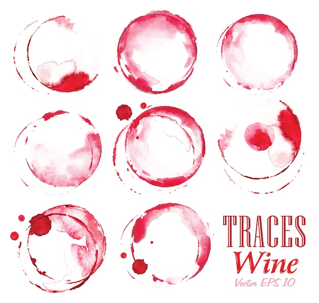 Vibrant Wine Stains Showcase Artistic Elegance | Jiffy Designs