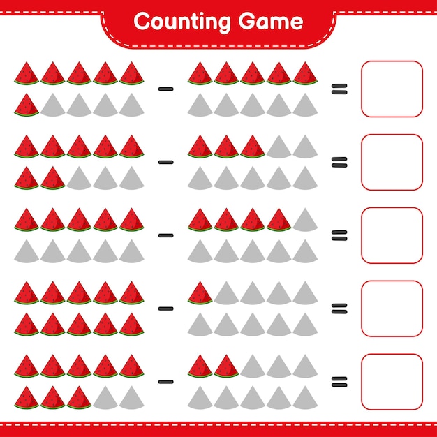 Counting Game with Triangular Shapes in Red and Gray | Jiffy Designs