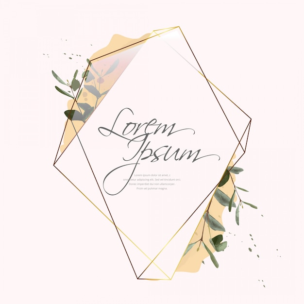 Elegant Floral Frame with Calligraphic Text | Jiffy Designs