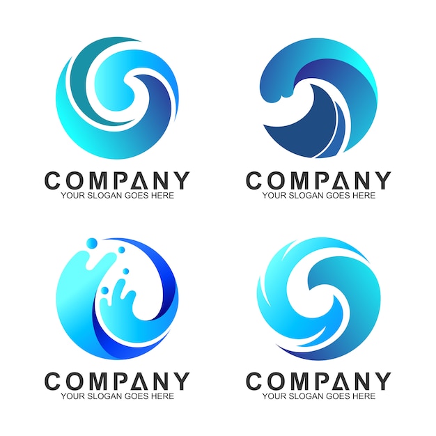 Vibrant Wave Logos for Dynamic Branding | Jiffy Designs