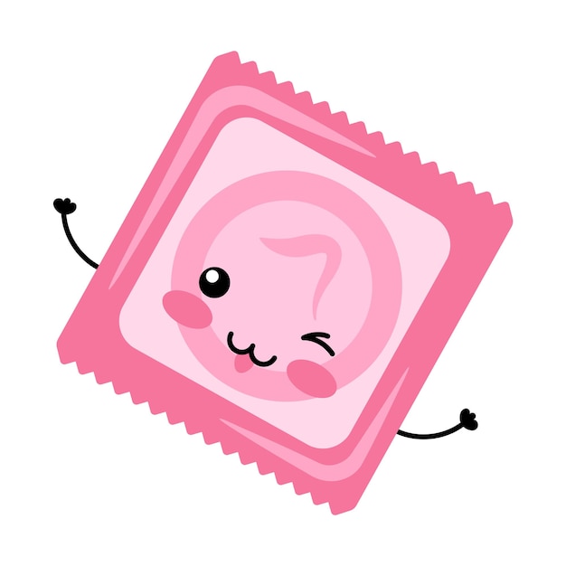 Cheerful Pink Snack Wrapper with Adorable Cartoon Face | Jiffy Designs
