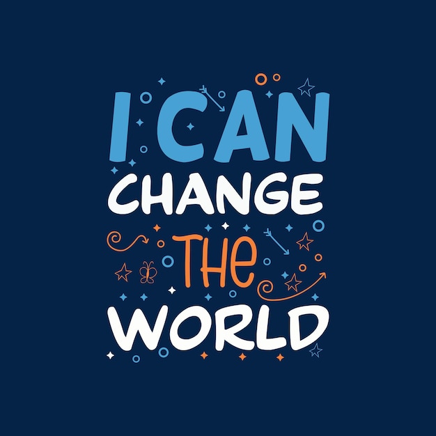 Colorful Lettering Inspiring Change and Positivity | Jiffy Designs