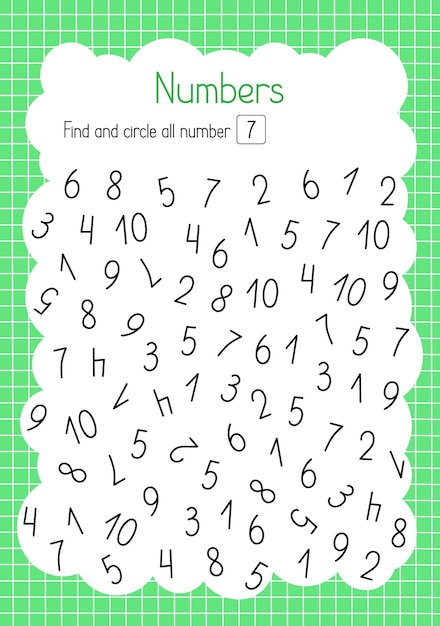 Vibrant Grid of Diverse Numeric Symbols | Jiffy Designs