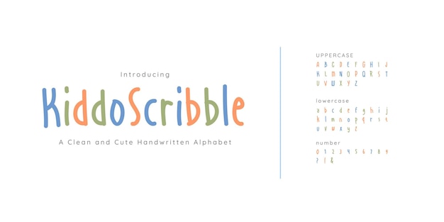 Whimsical Handwritten Alphabet with Playful Colors and Shapes | Jiffy ...