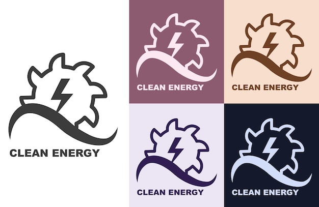 Vibrant Clean Energy Symbols in Minimalist Style | Jiffy Designs