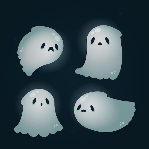 Whimsical Ghostly Apparitions Floating in the Shadows | Jiffy Designs