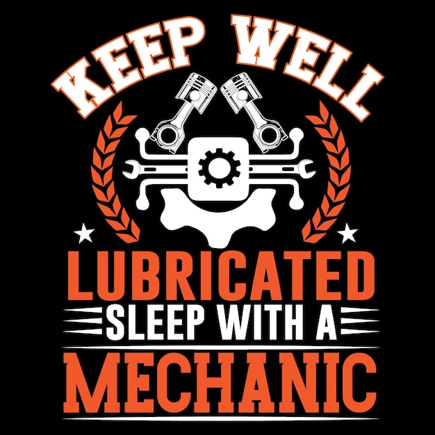 Mechanic's Emblem with Crossed Pistons and Laurel Wreath | Jiffy Designs