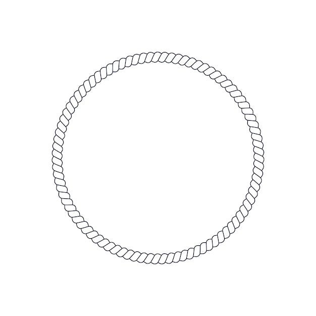 Intricate Rope Circle Design with Textured Detailing | Jiffy Designs