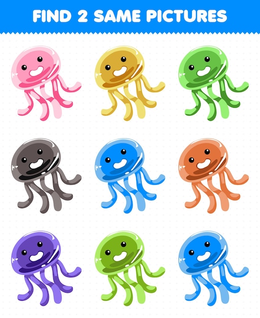 Vibrant Octopus Duo: Matching Colorful Cartoon Characters | Jiffy Designs