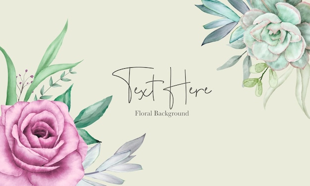 Elegant Floral Design with Roses and Handwritten Text | Jiffy Designs
