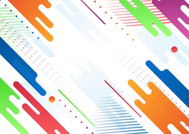 Vibrant Geometric Shapes in Playful Color Composition | Jiffy Designs