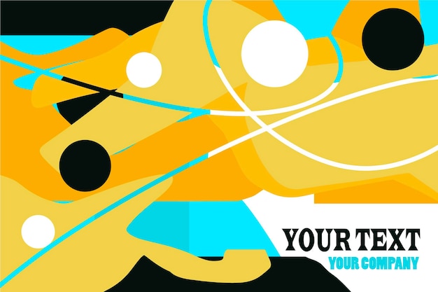 Vibrant Abstract Composition with Flowing Shapes and Textures | Jiffy ...