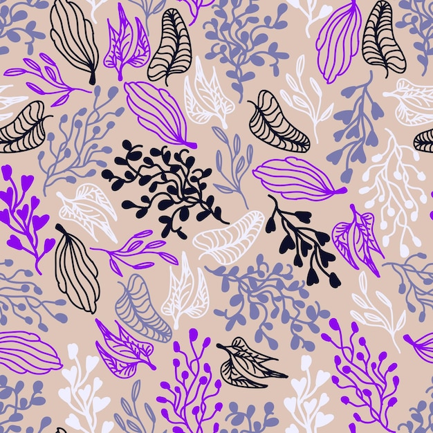 Vibrant Floral Pattern with Organic Shapes and Textures | Jiffy Designs