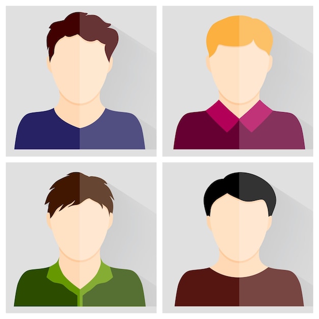Diverse Minimalist Portraits with Vibrant Color Accents | Jiffy Designs