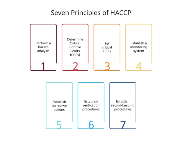 Comprehensive Diagram Illustrating The Seven Principles Of Haccp