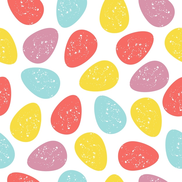 Vibrant Speckled Easter Eggs Pattern | Jiffy Designs