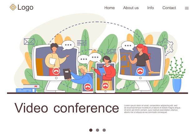 Vibrant Virtual Gathering: People Connecting Through Video Screens ...