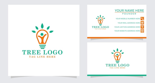 Vibrant Tree Logo Collection with Tagline | Jiffy Designs