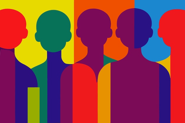 Vibrant Silhouettes: A Celebration of Diversity and Inclusion | Jiffy ...