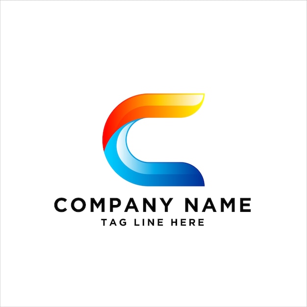 Dynamic Curve Logo with Vibrant Color Gradient | Jiffy Designs