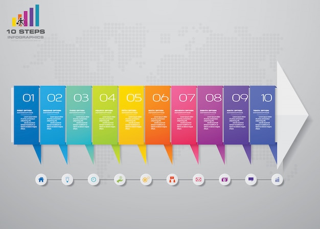 Vibrant Infographic with Numbered Steps and Circular Icons | Jiffy Designs