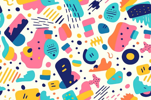Vibrant Abstract Shapes and Patterns Collection | Jiffy Designs