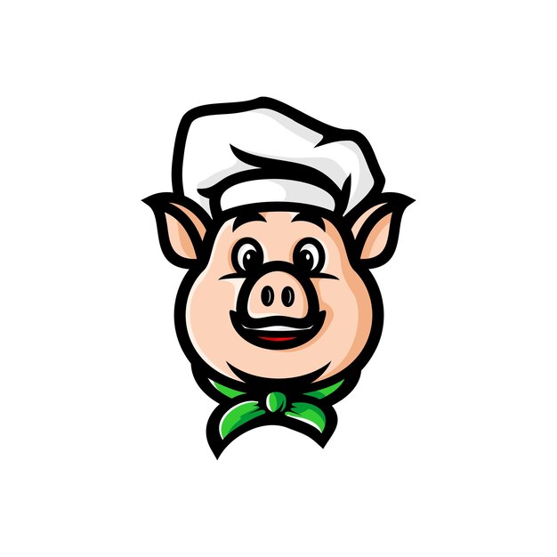 Charming Culinary Companion: A Friendly Pig Chef | Jiffy Designs