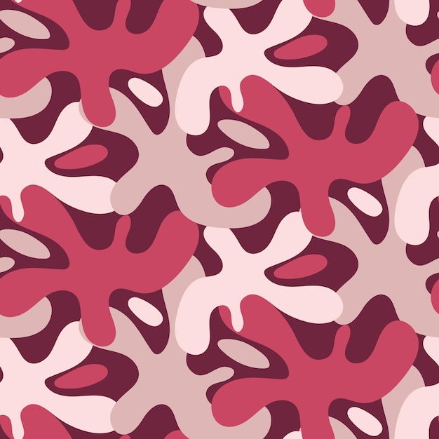 Vibrant Organic Shapes in Shades of Pink | Jiffy Designs