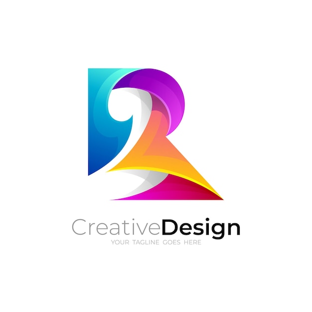 Vibrant Geometric Logo with Colorful Gradient Design | Jiffy Designs