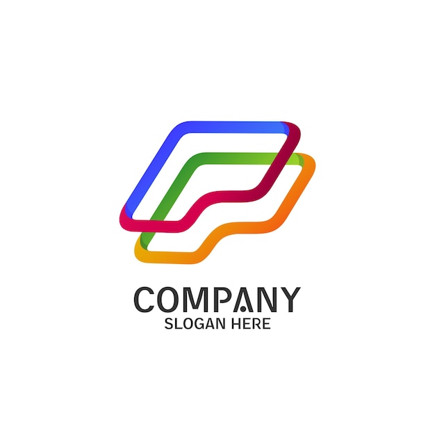 Vibrant Intersecting Shapes Logo with Slogan | Jiffy Designs