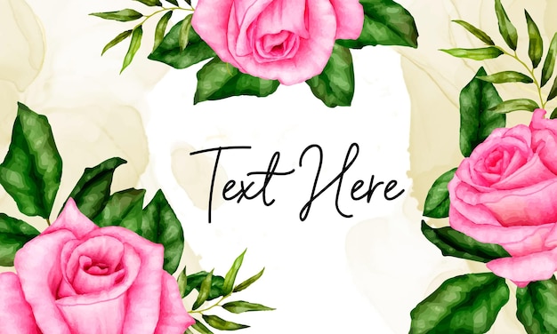 Elegant Floral Frame with Customizable Text | Jiffy Designs