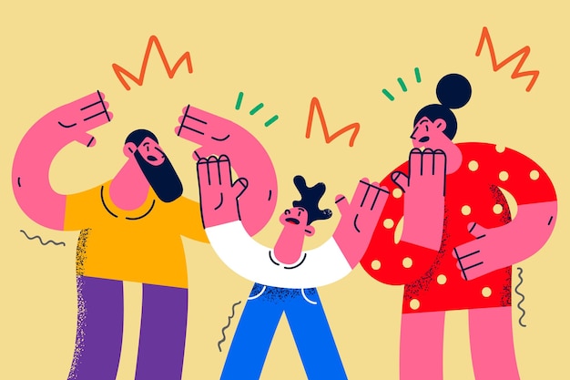 Vibrant Figures Expressing Emotions Through Gestures | Jiffy Designs