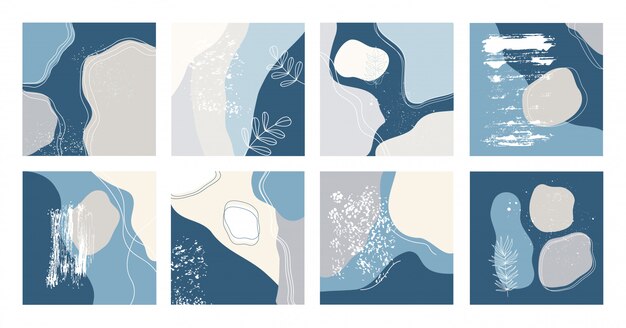 Abstract Landscapes with Organic Shapes and Soft Textures | Jiffy Designs