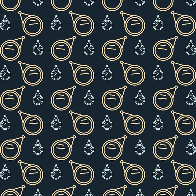 Elegant Circular Patterns in Vibrant Gold and Navy | Jiffy Designs