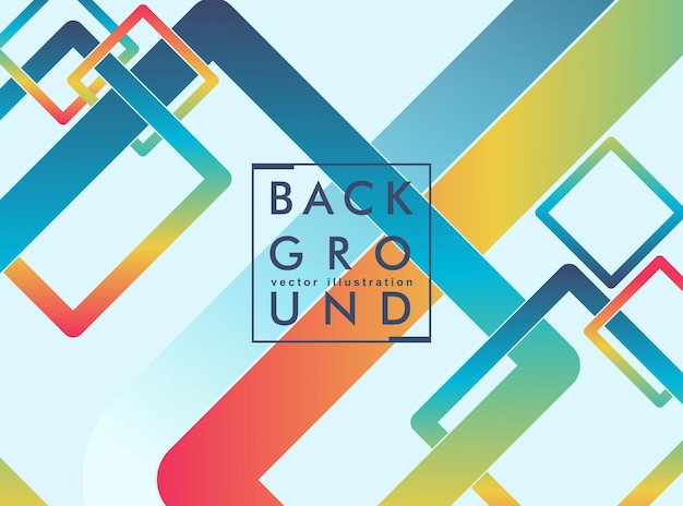 Vibrant Geometric Abstract with Bold Background Text | Jiffy Designs